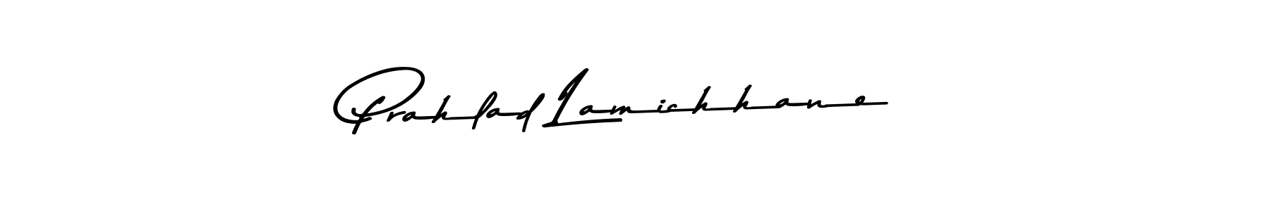 Use a signature maker to create a handwritten signature online. With this signature software, you can design (Asem Kandis PERSONAL USE) your own signature for name Prahlad Lamichhane. Prahlad Lamichhane signature style 9 images and pictures png