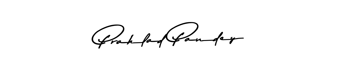 Use a signature maker to create a handwritten signature online. With this signature software, you can design (Asem Kandis PERSONAL USE) your own signature for name Prahlad Pandey. Prahlad Pandey signature style 9 images and pictures png