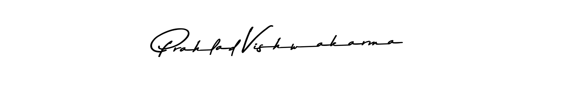 This is the best signature style for the Prahlad Vishwakarma name. Also you like these signature font (Asem Kandis PERSONAL USE). Mix name signature. Prahlad Vishwakarma signature style 9 images and pictures png