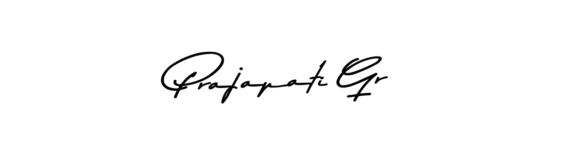 How to make Prajapati Gr signature? Asem Kandis PERSONAL USE is a professional autograph style. Create handwritten signature for Prajapati Gr name. Prajapati Gr signature style 9 images and pictures png