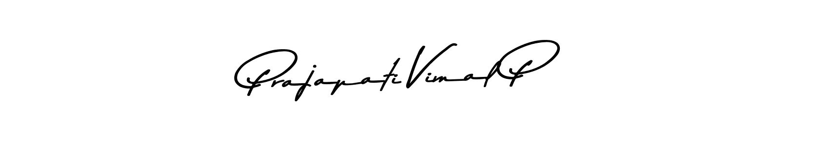 Also You can easily find your signature by using the search form. We will create Prajapati Vimal P name handwritten signature images for you free of cost using Asem Kandis PERSONAL USE sign style. Prajapati Vimal P signature style 9 images and pictures png