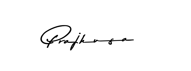 Make a beautiful signature design for name Prajhusa. With this signature (Asem Kandis PERSONAL USE) style, you can create a handwritten signature for free. Prajhusa signature style 9 images and pictures png