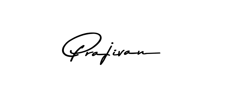 Make a beautiful signature design for name Prajivan. With this signature (Asem Kandis PERSONAL USE) style, you can create a handwritten signature for free. Prajivan signature style 9 images and pictures png