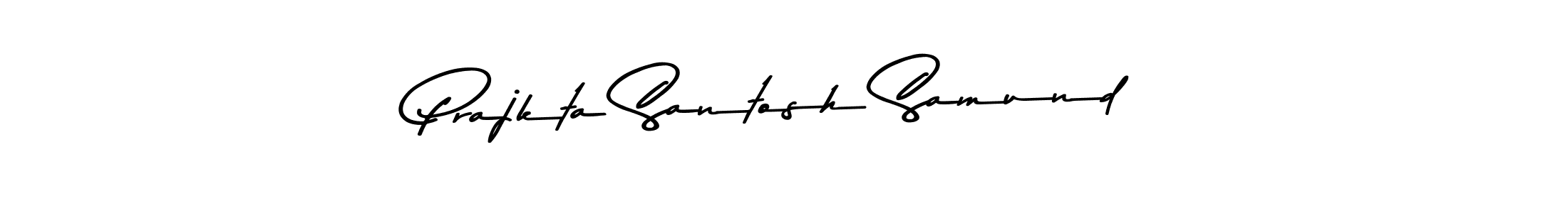 See photos of Prajkta Santosh Samund official signature by Spectra . Check more albums & portfolios. Read reviews & check more about Asem Kandis PERSONAL USE font. Prajkta Santosh Samund signature style 9 images and pictures png
