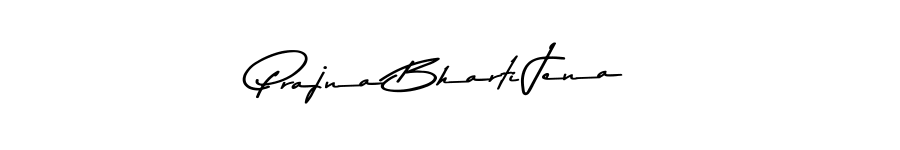 Prajna Bharti Jena stylish signature style. Best Handwritten Sign (Asem Kandis PERSONAL USE) for my name. Handwritten Signature Collection Ideas for my name Prajna Bharti Jena. Prajna Bharti Jena signature style 9 images and pictures png