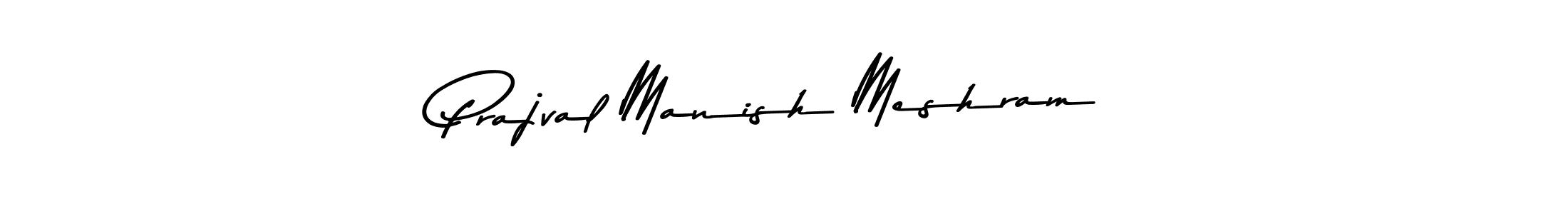 This is the best signature style for the Prajval Manish Meshram name. Also you like these signature font (Asem Kandis PERSONAL USE). Mix name signature. Prajval Manish Meshram signature style 9 images and pictures png