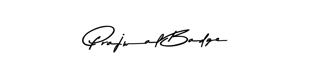 Also we have Prajwal Badge name is the best signature style. Create professional handwritten signature collection using Asem Kandis PERSONAL USE autograph style. Prajwal Badge signature style 9 images and pictures png