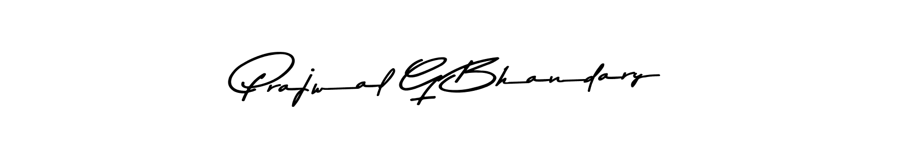 Here are the top 10 professional signature styles for the name Prajwal G Bhandary. These are the best autograph styles you can use for your name. Prajwal G Bhandary signature style 9 images and pictures png