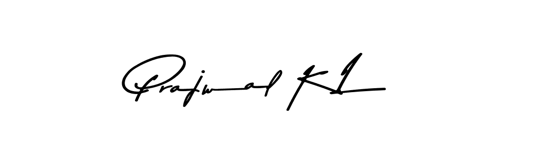 How to make Prajwal K L signature? Asem Kandis PERSONAL USE is a professional autograph style. Create handwritten signature for Prajwal K L name. Prajwal K L signature style 9 images and pictures png