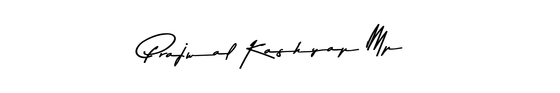 How to make Prajwal Kashyap Mp signature? Asem Kandis PERSONAL USE is a professional autograph style. Create handwritten signature for Prajwal Kashyap Mp name. Prajwal Kashyap Mp signature style 9 images and pictures png