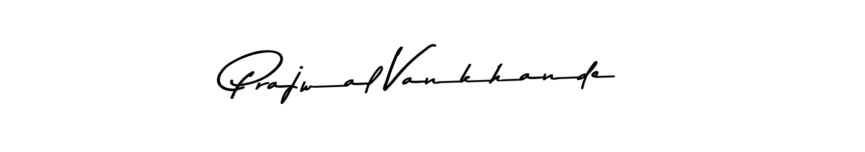 Use a signature maker to create a handwritten signature online. With this signature software, you can design (Asem Kandis PERSONAL USE) your own signature for name Prajwal Vankhande. Prajwal Vankhande signature style 9 images and pictures png