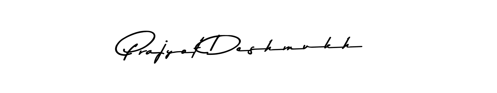 Asem Kandis PERSONAL USE is a professional signature style that is perfect for those who want to add a touch of class to their signature. It is also a great choice for those who want to make their signature more unique. Get Prajyot Deshmukh name to fancy signature for free. Prajyot Deshmukh signature style 9 images and pictures png