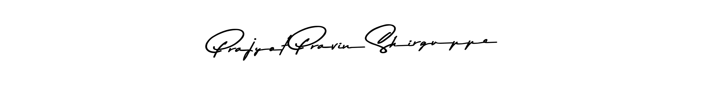 This is the best signature style for the Prajyot Pravin Shirguppe name. Also you like these signature font (Asem Kandis PERSONAL USE). Mix name signature. Prajyot Pravin Shirguppe signature style 9 images and pictures png