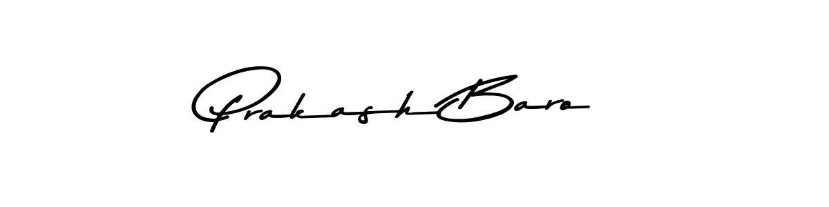 How to make Prakash Baro name signature. Use Asem Kandis PERSONAL USE style for creating short signs online. This is the latest handwritten sign. Prakash Baro signature style 9 images and pictures png