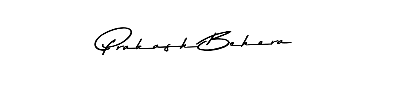 How to make Prakash Behera name signature. Use Asem Kandis PERSONAL USE style for creating short signs online. This is the latest handwritten sign. Prakash Behera signature style 9 images and pictures png