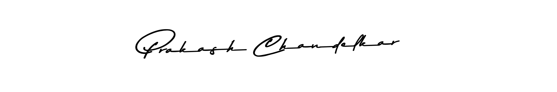 How to make Prakash Chandelkar signature? Asem Kandis PERSONAL USE is a professional autograph style. Create handwritten signature for Prakash Chandelkar name. Prakash Chandelkar signature style 9 images and pictures png