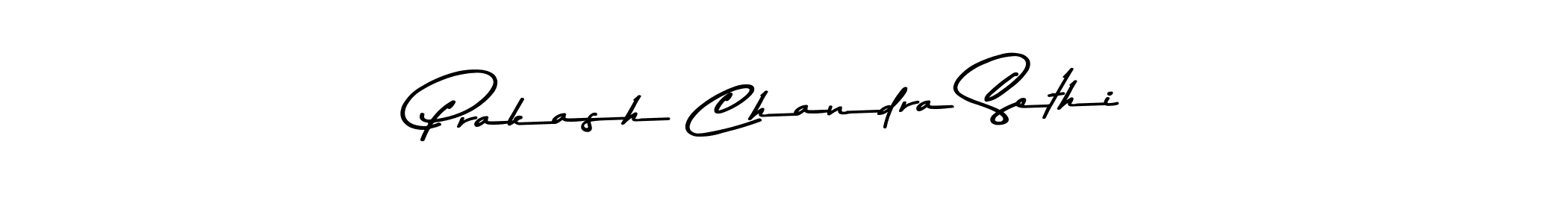 Design your own signature with our free online signature maker. With this signature software, you can create a handwritten (Asem Kandis PERSONAL USE) signature for name Prakash Chandra Sethi. Prakash Chandra Sethi signature style 9 images and pictures png