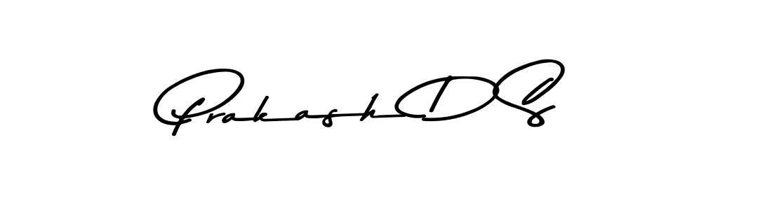 Prakash D S stylish signature style. Best Handwritten Sign (Asem Kandis PERSONAL USE) for my name. Handwritten Signature Collection Ideas for my name Prakash D S. Prakash D S signature style 9 images and pictures png