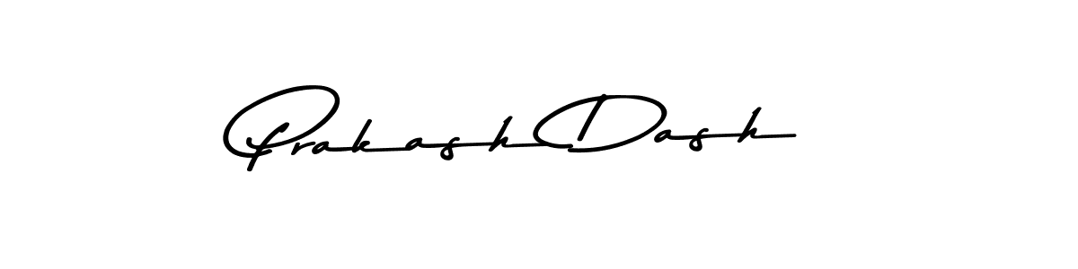 How to make Prakash Dash name signature. Use Asem Kandis PERSONAL USE style for creating short signs online. This is the latest handwritten sign. Prakash Dash signature style 9 images and pictures png