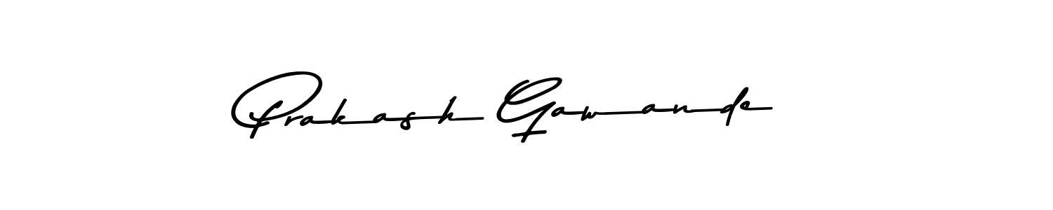 Prakash Gawande stylish signature style. Best Handwritten Sign (Asem Kandis PERSONAL USE) for my name. Handwritten Signature Collection Ideas for my name Prakash Gawande. Prakash Gawande signature style 9 images and pictures png