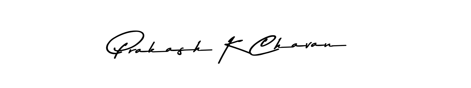 Design your own signature with our free online signature maker. With this signature software, you can create a handwritten (Asem Kandis PERSONAL USE) signature for name Prakash K Chavan. Prakash K Chavan signature style 9 images and pictures png