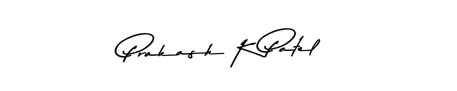 Also You can easily find your signature by using the search form. We will create Prakash K Patel name handwritten signature images for you free of cost using Asem Kandis PERSONAL USE sign style. Prakash K Patel signature style 9 images and pictures png