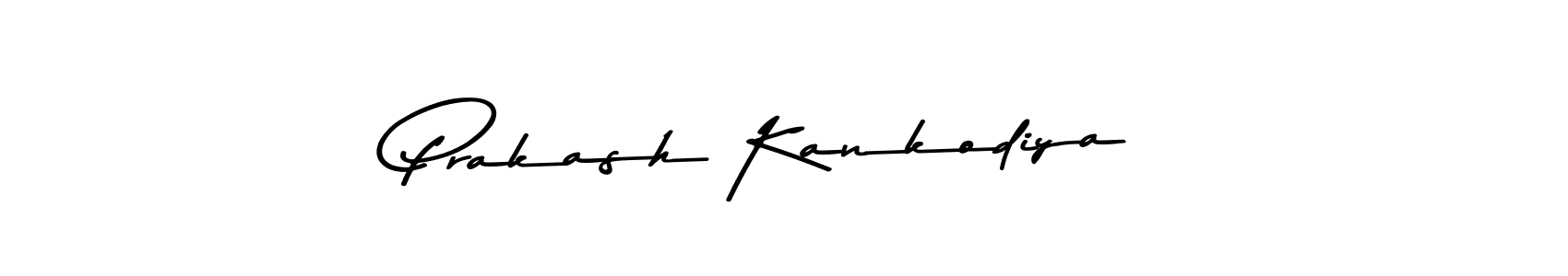 Also You can easily find your signature by using the search form. We will create Prakash Kankodiya name handwritten signature images for you free of cost using Asem Kandis PERSONAL USE sign style. Prakash Kankodiya signature style 9 images and pictures png