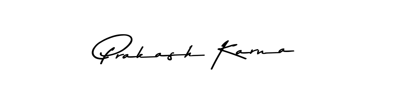 Prakash Karna stylish signature style. Best Handwritten Sign (Asem Kandis PERSONAL USE) for my name. Handwritten Signature Collection Ideas for my name Prakash Karna. Prakash Karna signature style 9 images and pictures png