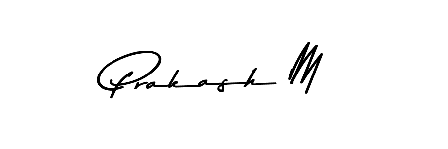 Design your own signature with our free online signature maker. With this signature software, you can create a handwritten (Asem Kandis PERSONAL USE) signature for name Prakash M. Prakash M signature style 9 images and pictures png