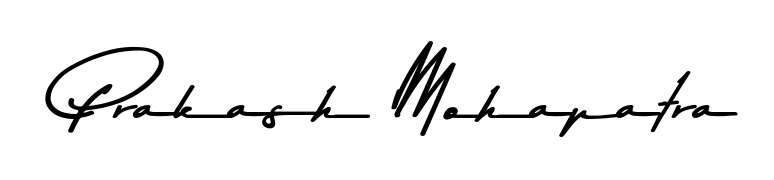 A timeless handwritten aesthetic for Prakash Mohapatra. The Asem Kandis PERSONAL USE font gives your signature a handcrafted feel with natural curves. Prakash Mohapatra signature style 9 images and pictures png
