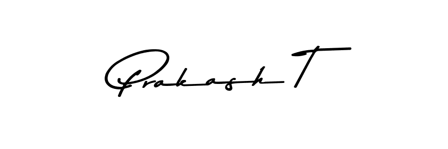 This is the best signature style for the Prakash T name. Also you like these signature font (Asem Kandis PERSONAL USE). Mix name signature. Prakash T signature style 9 images and pictures png