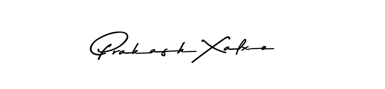 Also You can easily find your signature by using the search form. We will create Prakash Xalxo name handwritten signature images for you free of cost using Asem Kandis PERSONAL USE sign style. Prakash Xalxo signature style 9 images and pictures png