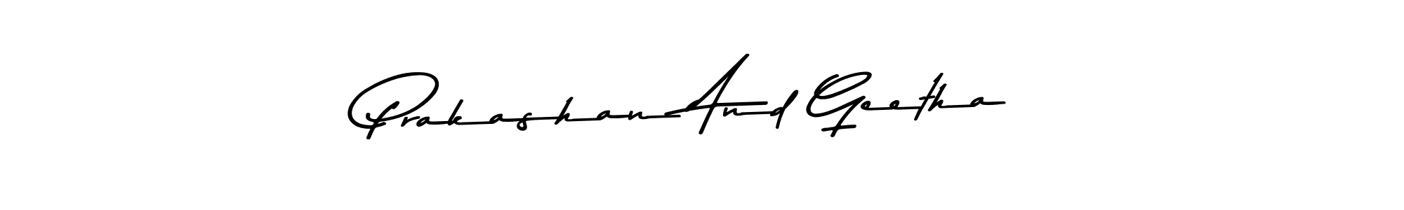 You should practise on your own different ways (Asem Kandis PERSONAL USE) to write your name (Prakashan And Geetha) in signature. don't let someone else do it for you. Prakashan And Geetha signature style 9 images and pictures png