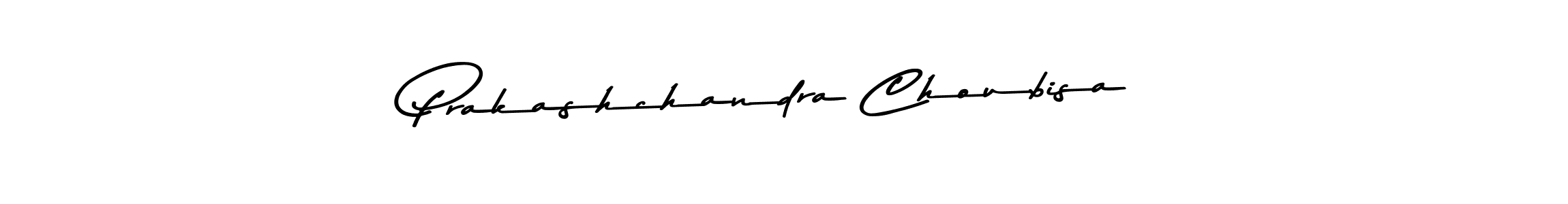 The best way (Asem Kandis PERSONAL USE) to make a short signature is to pick only two or three words in your name. The name Prakashchandra Choubisa include a total of six letters. For converting this name. Prakashchandra Choubisa signature style 9 images and pictures png