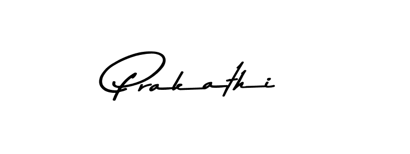 How to make Prakathi name signature. Use Asem Kandis PERSONAL USE style for creating short signs online. This is the latest handwritten sign. Prakathi signature style 9 images and pictures png