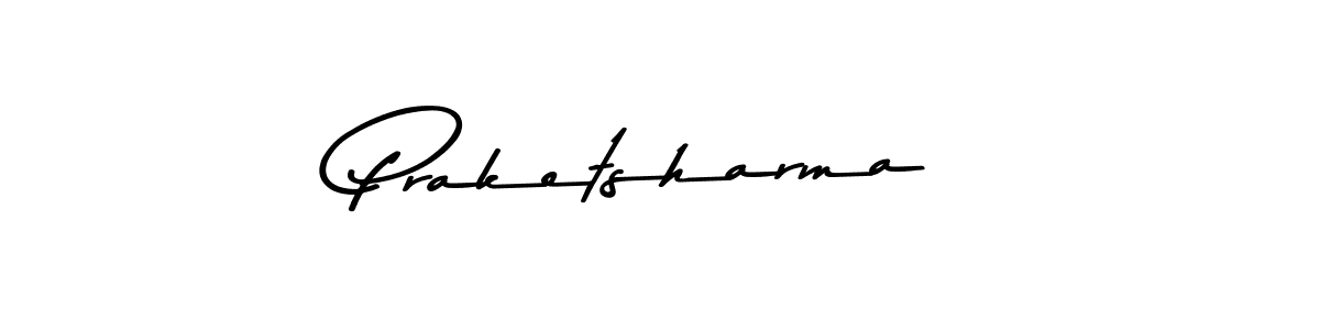 Make a beautiful signature design for name Praketsharma. With this signature (Asem Kandis PERSONAL USE) style, you can create a handwritten signature for free. Praketsharma signature style 9 images and pictures png