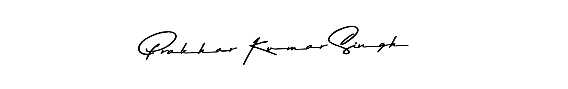 The best way (Asem Kandis PERSONAL USE) to make a short signature is to pick only two or three words in your name. The name Prakhar Kumar Singh include a total of six letters. For converting this name. Prakhar Kumar Singh signature style 9 images and pictures png