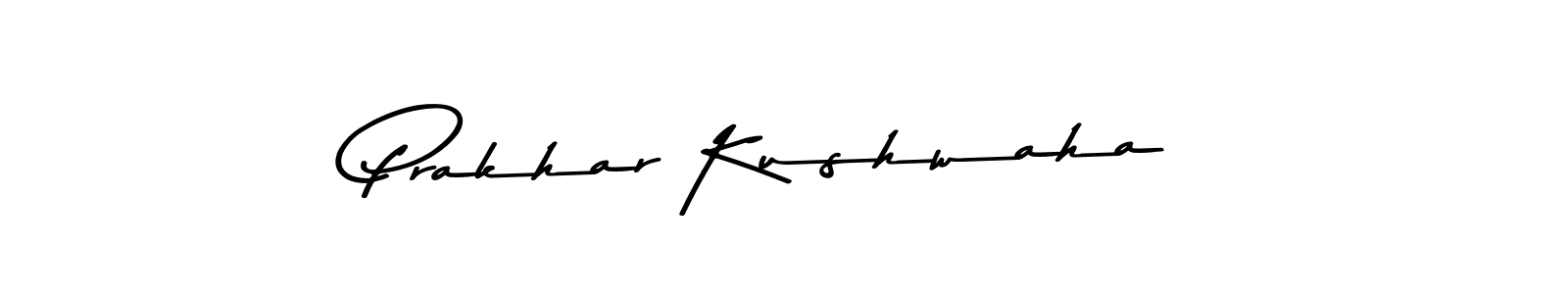 Make a beautiful signature design for name Prakhar Kushwaha. With this signature (Asem Kandis PERSONAL USE) style, you can create a handwritten signature for free. Prakhar Kushwaha signature style 9 images and pictures png