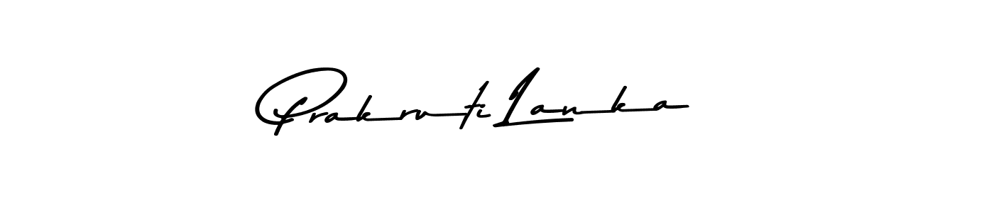Similarly Asem Kandis PERSONAL USE is the best handwritten signature design. Signature creator online .You can use it as an online autograph creator for name Prakruti Lanka. Prakruti Lanka signature style 9 images and pictures png