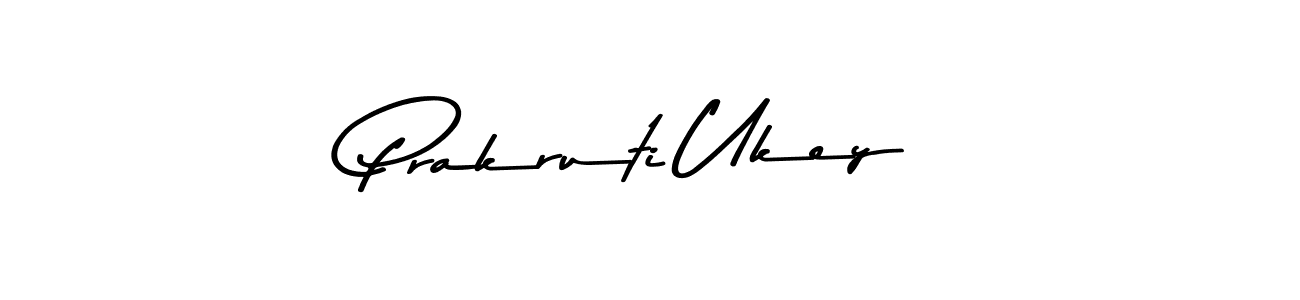 Create a beautiful signature design for name Prakruti Ukey. With this signature (Asem Kandis PERSONAL USE) fonts, you can make a handwritten signature for free. Prakruti Ukey signature style 9 images and pictures png