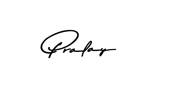 Similarly Asem Kandis PERSONAL USE is the best handwritten signature design. Signature creator online .You can use it as an online autograph creator for name Pralay. Pralay signature style 9 images and pictures png