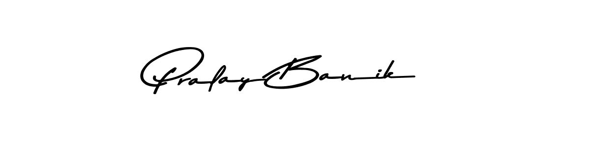 This is the best signature style for the Pralay Banik name. Also you like these signature font (Asem Kandis PERSONAL USE). Mix name signature. Pralay Banik signature style 9 images and pictures png