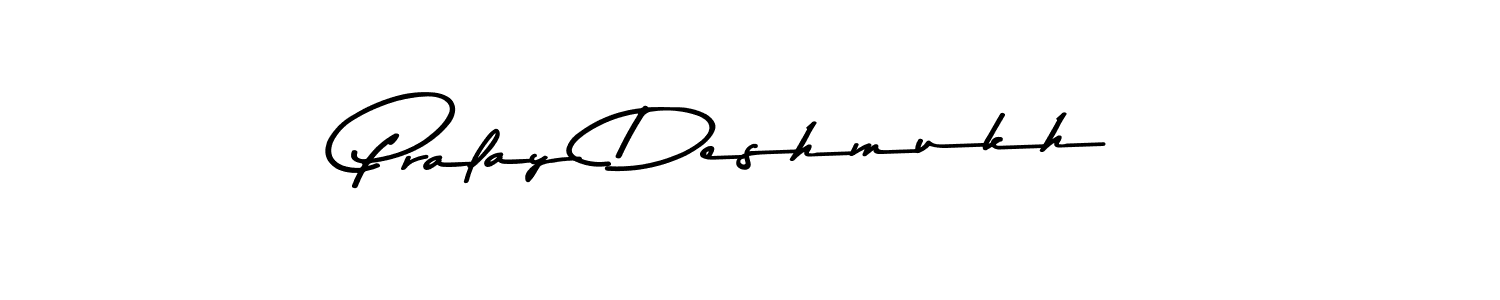 Also we have Pralay Deshmukh name is the best signature style. Create professional handwritten signature collection using Asem Kandis PERSONAL USE autograph style. Pralay Deshmukh signature style 9 images and pictures png
