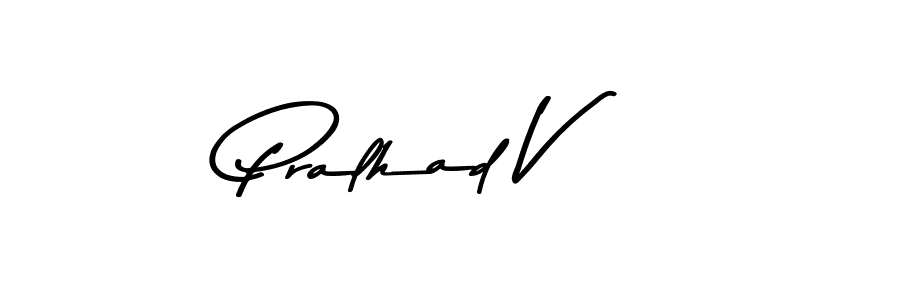 Similarly Asem Kandis PERSONAL USE is the best handwritten signature design. Signature creator online .You can use it as an online autograph creator for name Pralhad V. Pralhad V signature style 9 images and pictures png