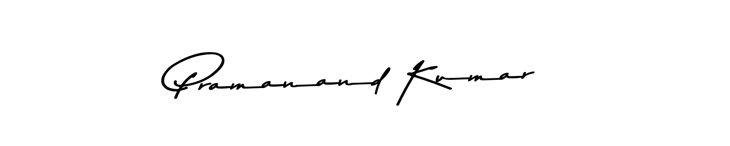 Also You can easily find your signature by using the search form. We will create Pramanand Kumar name handwritten signature images for you free of cost using Asem Kandis PERSONAL USE sign style. Pramanand Kumar signature style 9 images and pictures png