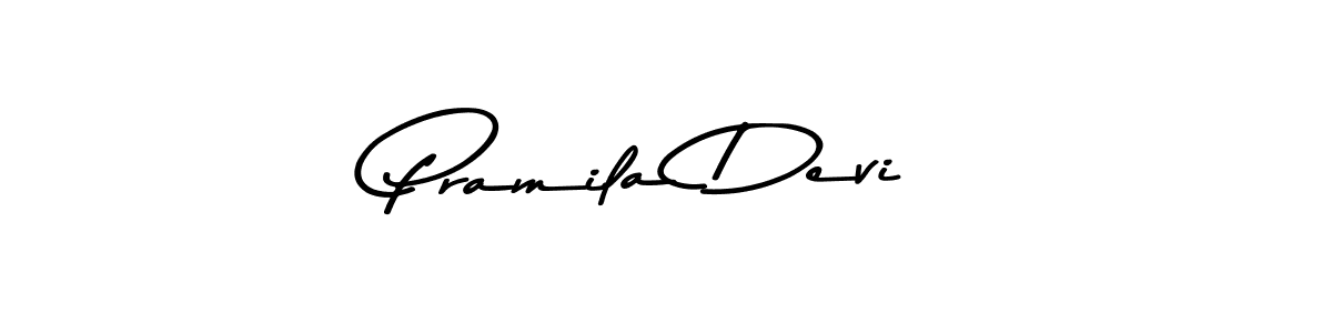 Pramila Devi stylish signature style. Best Handwritten Sign (Asem Kandis PERSONAL USE) for my name. Handwritten Signature Collection Ideas for my name Pramila Devi. Pramila Devi signature style 9 images and pictures png