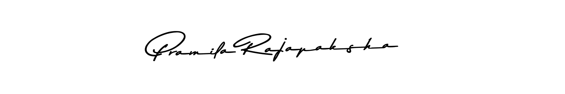 Design your own signature with our free online signature maker. With this signature software, you can create a handwritten (Asem Kandis PERSONAL USE) signature for name Pramila Rajapaksha. Pramila Rajapaksha signature style 9 images and pictures png