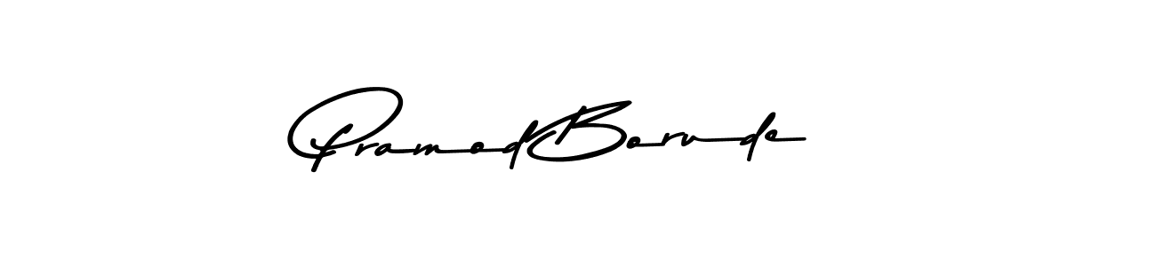 How to make Pramod Borude signature? Asem Kandis PERSONAL USE is a professional autograph style. Create handwritten signature for Pramod Borude name. Pramod Borude signature style 9 images and pictures png