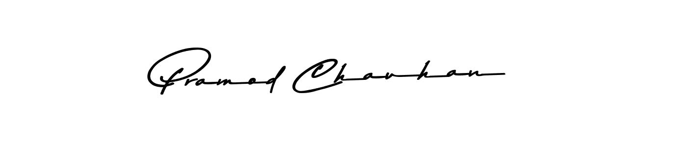 Also You can easily find your signature by using the search form. We will create Pramod Chauhan name handwritten signature images for you free of cost using Asem Kandis PERSONAL USE sign style. Pramod Chauhan signature style 9 images and pictures png