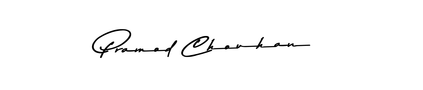 Use a signature maker to create a handwritten signature online. With this signature software, you can design (Asem Kandis PERSONAL USE) your own signature for name Pramod Chouhan. Pramod Chouhan signature style 9 images and pictures png